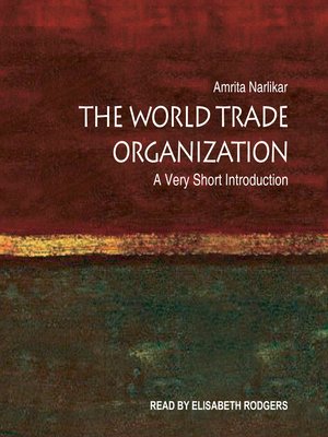 cover image of The World Trade Organization